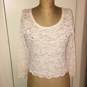 1980’s Vintage lace top